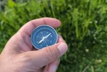 digital compass start phone reveal flow