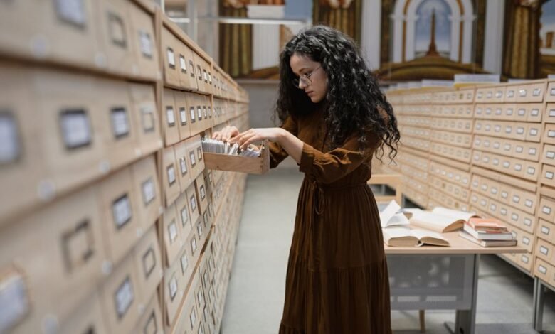 review number registries for five archives